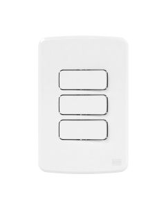 Conjunto 4x2" Composé - 2 interruptores paralelos + 1 interruptor simples