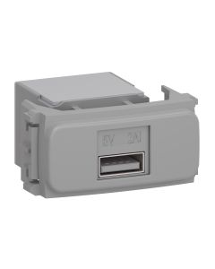 Carregador USB Keystone, Composé Cinza
